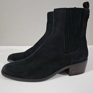 Sam Edelman Bronson Ankle Boot Chelsea Black Suede Size 8.5